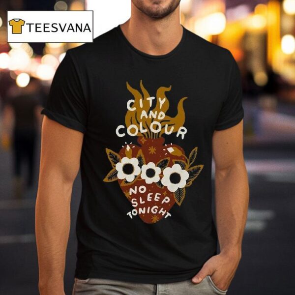 City And Colour No Sleep Tonight Delaware T Shirt