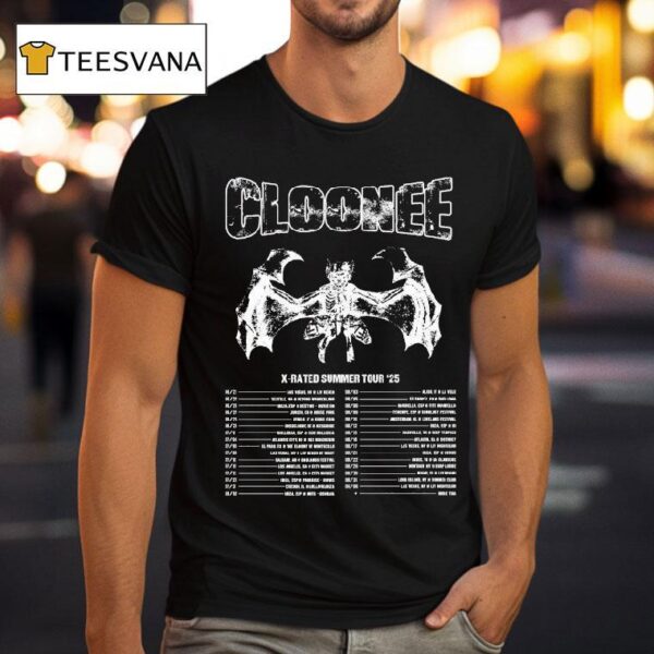 Cloonee X Rated Summer Tour T Shirt