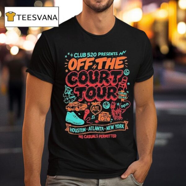 Club Off The Court Tour No Casuals Permitted T Shirt