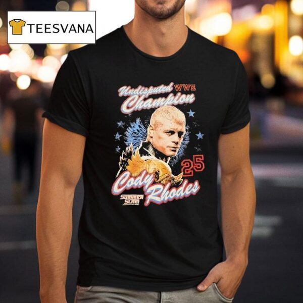 Cody Rhodes Summerslam Undisputed Wwe Champion T Shirt