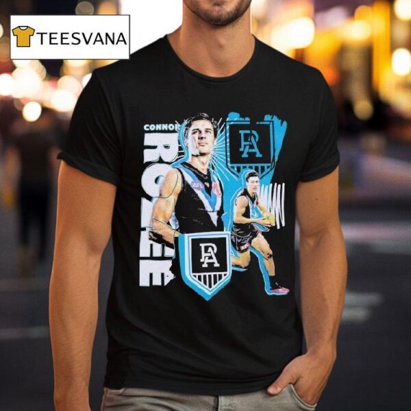 Connor Rozee Port Adelaide Fc T Shirt
