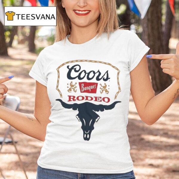 Coors Banquet Rodeo Longhorn Brass Tacks T Shirt
