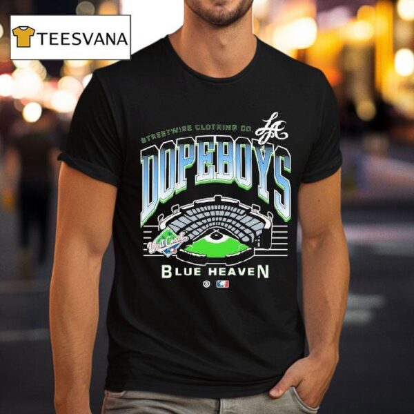 Dopeboys Blue Heaven Streetwise West Coast Stadium T Shirt