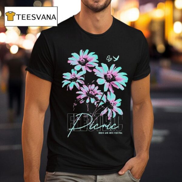 Electric Picnic Music And Arts Festival Flowers T Shirt