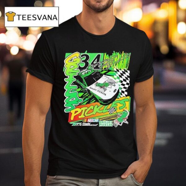 Grillo S Pickles Nascar Todd Gilliland Racing Signature T Shirt