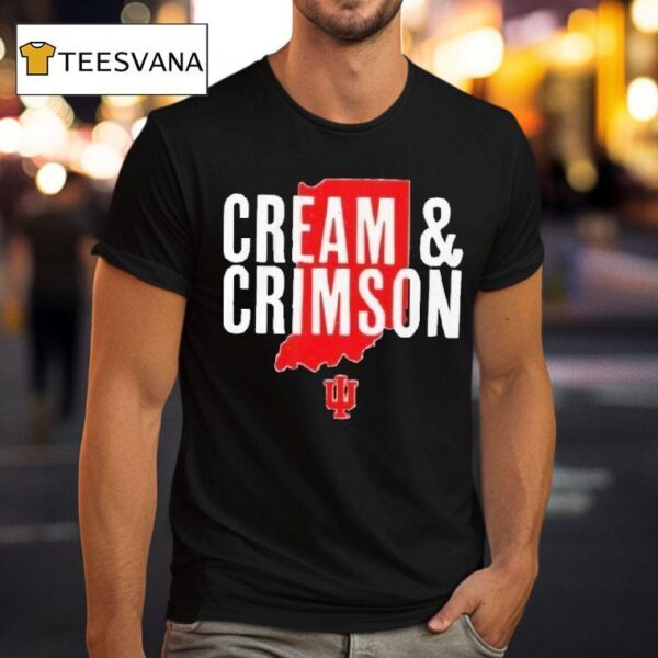 Indiana Hoosiers Hometown Cream And Crimson T Shirt