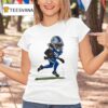 Jahmyr Gibbs Detroit Lions Fooyball Cartoon T Shirt