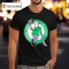 Jason Voorhees In The Style Of The Boston Celtics Logo T Shirt