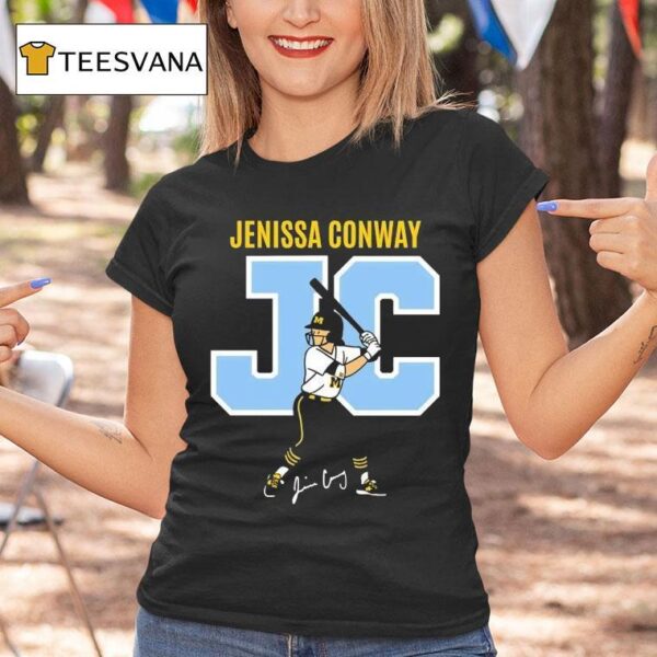 Jenissa Conway Michigan Wolverines Softball T Shirt