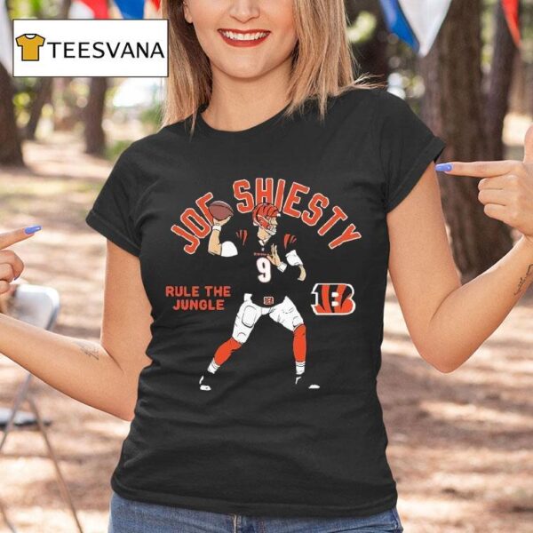 Joe Burrow Cincinnati Bengals Player Rule The Jungle Joe Shiesty T Shirt