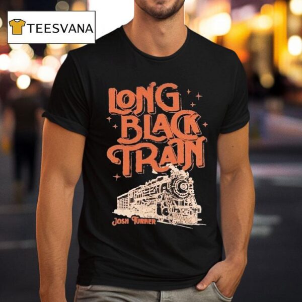 Josh Turner Long Black Train T Shirt