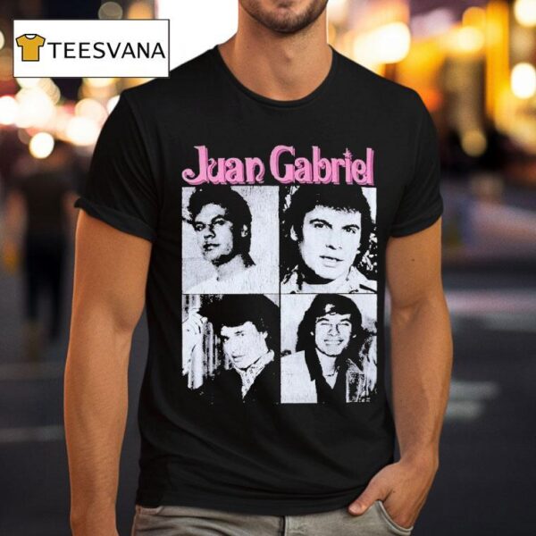 Juan Gabriel Bw Frames T Shirt