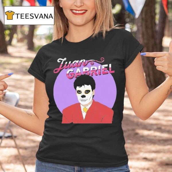 Juan Gabriel Dia De Muertos Portrai T Shirt