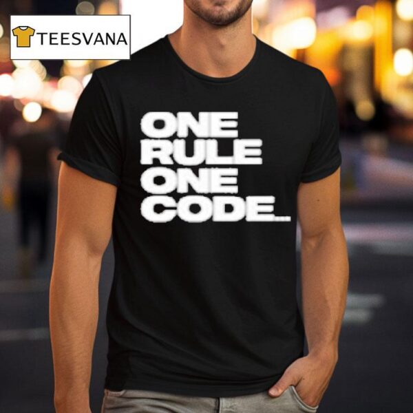 Kevin Ross One Rule One Code T Shirt