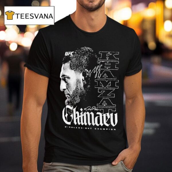 Khamzat Chimaev Ufc Andnew World Men S Middleweight Champion T Shirt