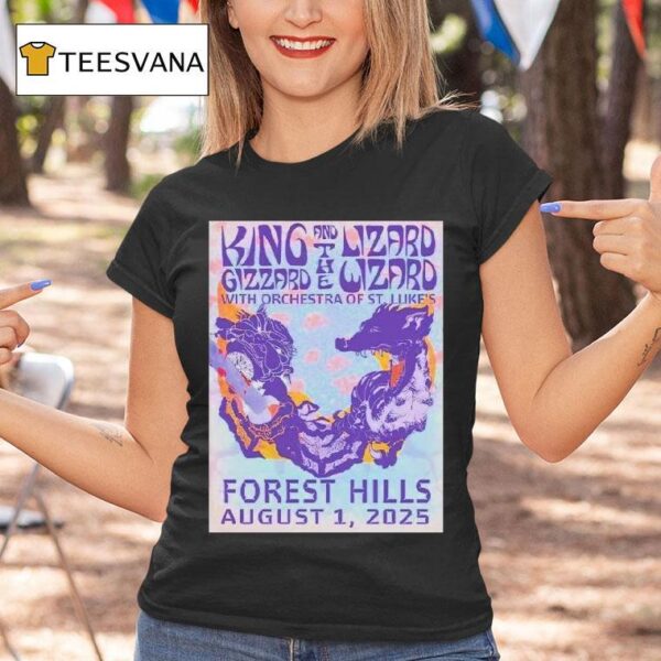 King Gizzard And The Lizard Wizard With Orchestra Of St Luke S Forest Hills Night On August T Shirt