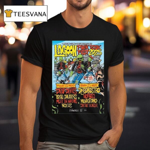 Lagoon Punk Rock Fest August At Parco Ciani Lugano T Shirt