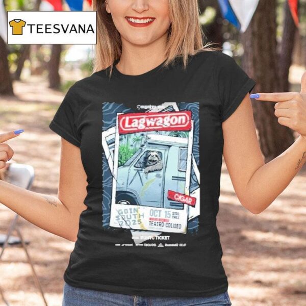 Lagwagon October Santiago De Chile Tour T Shirt