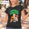 Larry Bird Boston Celtics Basketball Signature T Shirt