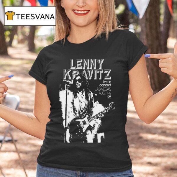 Lenny Kravitz Show Las Vegas Live In Concert Tour T Shirt