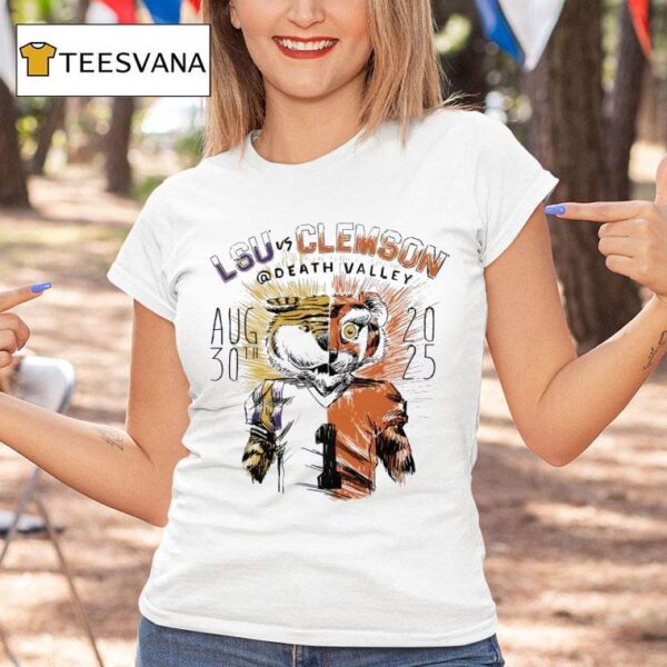 Lsu Tigers Vs Clemson Tigers Death Valley Th T Shirt
