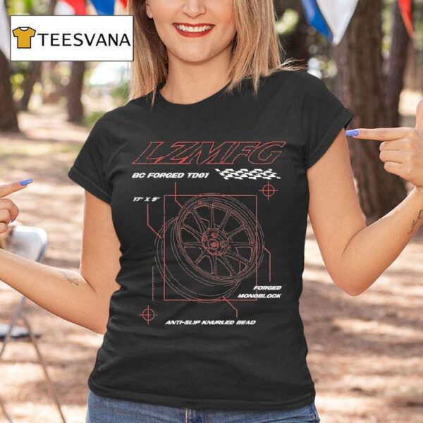 Lzmfg X Bc Forged Anti Slip Knurled Bead Collab T Shirt