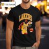 Magic Johnson Los Angeles Lakers Basketball Signature T Shirt
