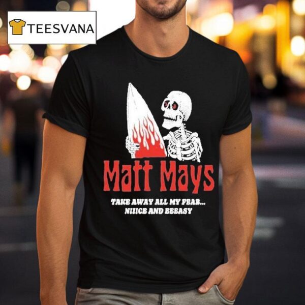 Matt Mays Take Away All My Fear Nice And Easy Skeleton T Shirt
