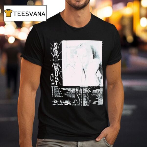 Men I Trust Tops Usa Tour T Shirt