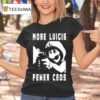 More Luigis Less Ceos Anti Fascist Luigi Mangione T Shirt