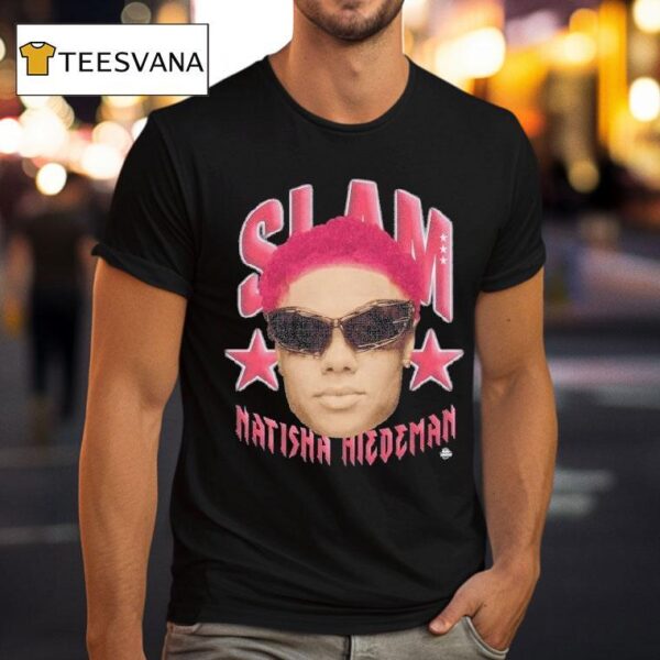 Natisha Hiedeman Slam Wnbpa Face Head T Shirt