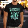 New York Yankees Schlitty Arm Angle Statue T Shirt
