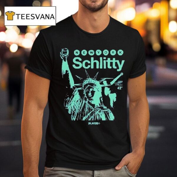 New York Yankees Schlitty Arm Angle Statue T Shirt
