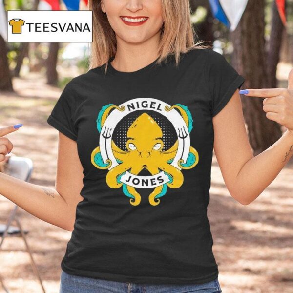 Nigel Jones Octopus Logo T Shirt