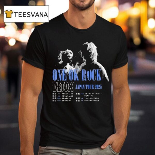 One Ok Rock Detox Japan Tour Dates Photo T Shirt