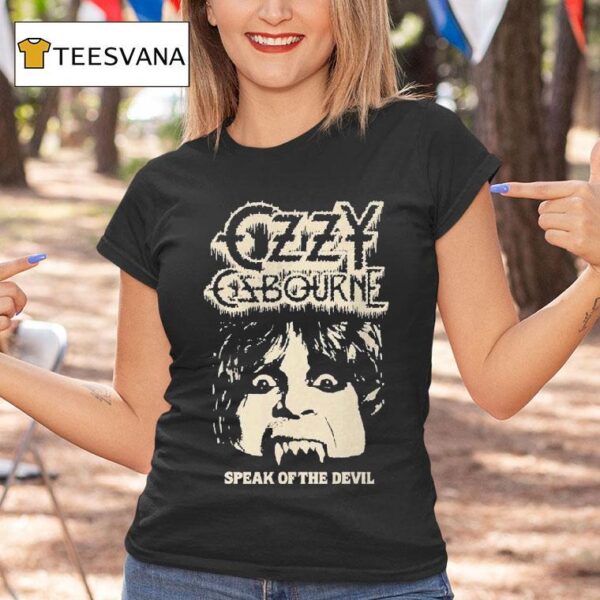 Ozzy Osbourne Speak Of The Devil Face T Shirt