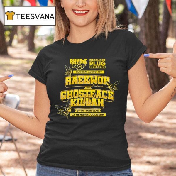 Raekwon X Ghostface Killah Rhyme Fest Bees T Shirt