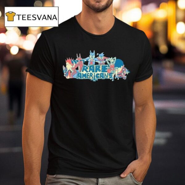Rare Americans Usa Canada Tour T Shirt