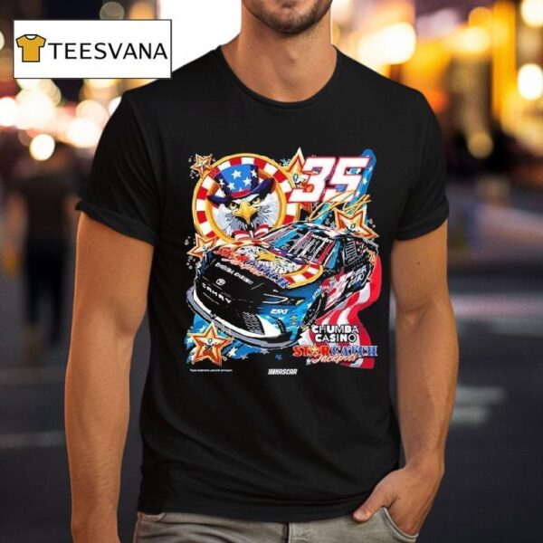 Riley Herbst Chumba Casino Xi Racing Nascar Eagle T Shirt