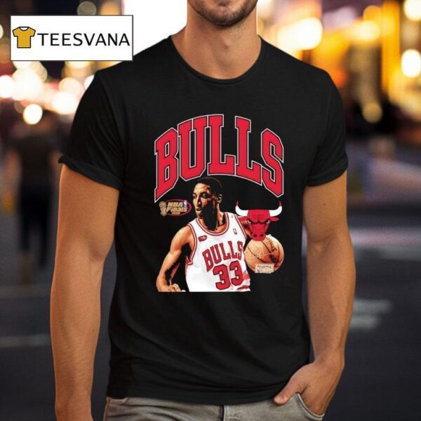 Scottie Pippen Chicago Bulls Basketball Nba Finals Signature T Shirt