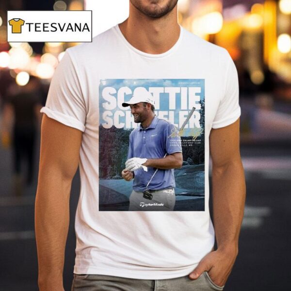 Scottie Scheffler Claimed Fifth Pga Tour Win During The Final Round Of The Bmw Championship T Shirt