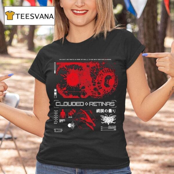 Signs Of The Swarm Clouded Retinas T Shirt