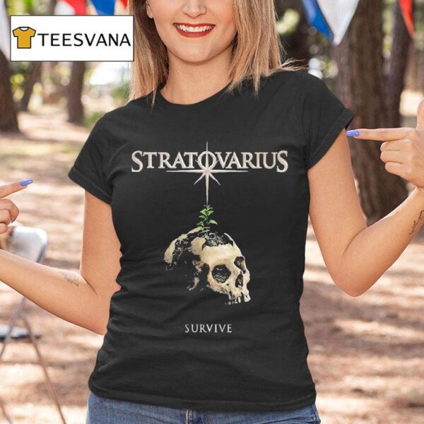 Stratovarius Survive Skull T Shirt
