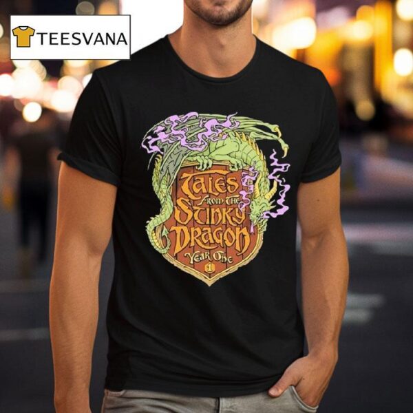 Tales From The Stinky Dragon Year One Anniversary T Shirt