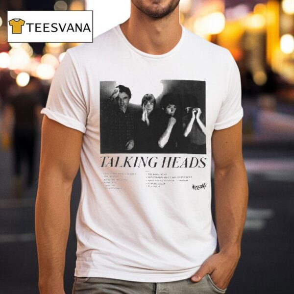 Talking Heads X Welcome Track Lis T Shirt