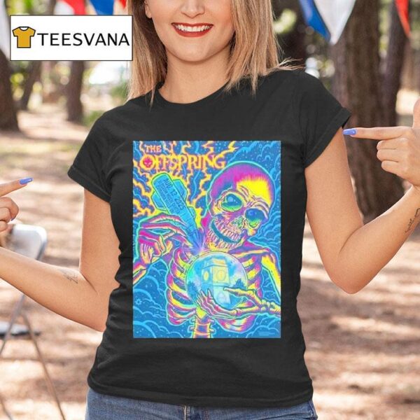 The Offspring At Washington State Fair In Puyallup On August Skeleton T Shirt