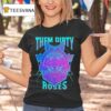 Them Dirty Roses Cosmic Wolf T Shirt