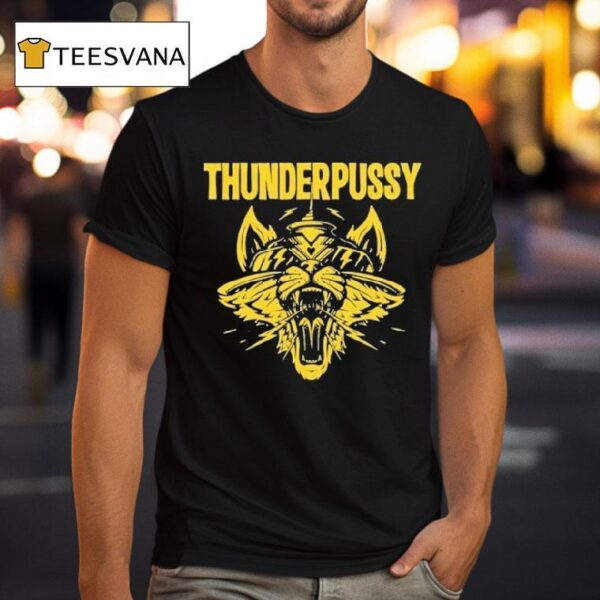 Thunderpussy Cat Head T Shirt