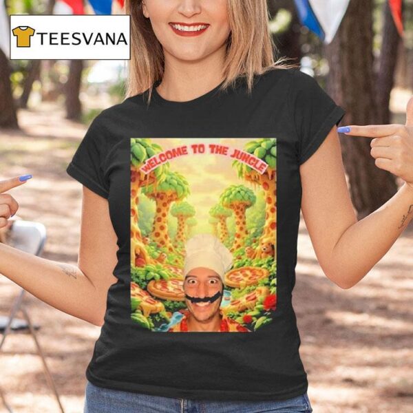 Tony Pepperoni Welcome To The Jungle Pizza S T Shirt