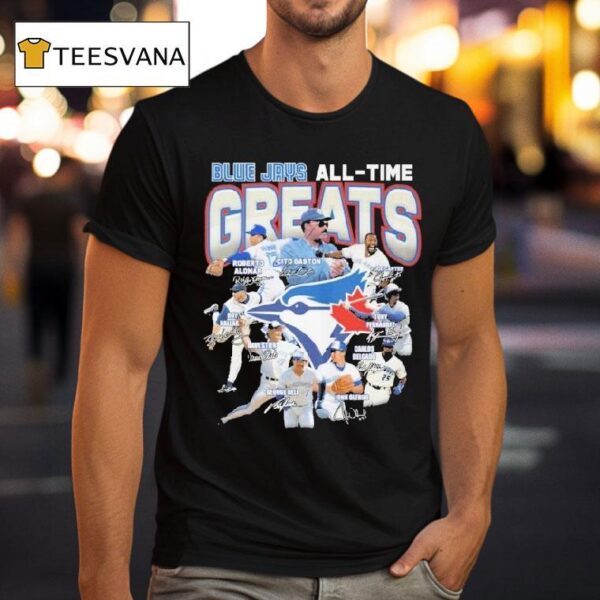 Toronto Blue Jays All Time Greats Signatures T Shirt